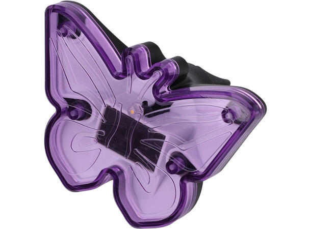 Sommerfugl PP Solar 9x9x8,5cm 4ass Display med 16stk 